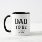 Schwangerschaftsankündigung Geschenk Vater Tasse (Links)