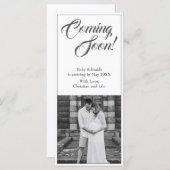 Schwangerschaftsankündigung im klassischen Stil (Vorne/Hinten)