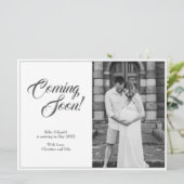 Schwangerschaftsankündigung im klassischen Stil (Stehend Vorderseite)