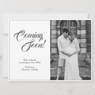 Schwangerschaftsankündigung im klassischen Stil