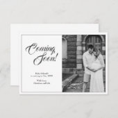 Schwangerschaftsankündigung im klassischen Stil (Vorne/Hinten)