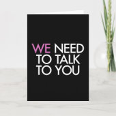 Schwangerschaftsankündigung Karte (Vorderseite)