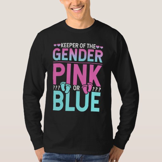 Schwangerschaftsankündigung Keeper of the Gender P T-Shirt (Vorderseite)