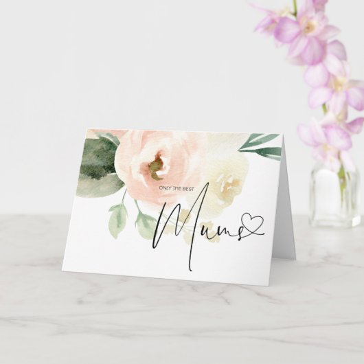 Schwangerschaftsankündigung Kinderoffenbarung für  Karte (Orchidee)