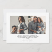 Schwangerschaftsankündigung | Liebe wächst Ankündigung (Rückseite)