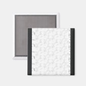 Schwangerschaftsankündigung Magnet (Vorderseite/Rückseite)