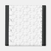 Schwangerschaftsankündigung Magnet (Vorne)