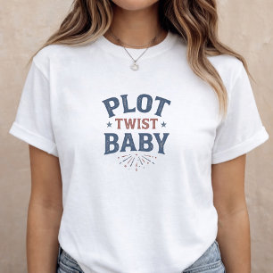 Schwangerschaftsankündigung Mama wird 4. Juli T-Shirt