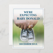 Schwangerschaftsankündigung mit Kinderschuhen (Vorne/Hinten)