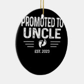 Schwangerschaftsankündigung nach Onkel Est Keramik Ornament (Rechts)