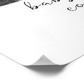 Schwangerschaftsankündigung Niedlich kommt bald Ul Poster (Ecke)