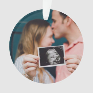 Schwangerschaftsankündigung Personalisiert Weihnac Ornament