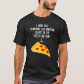 Schwangerschaftsankündigung Pizza für zwei Baby Ba T-Shirt (Vorderseite)