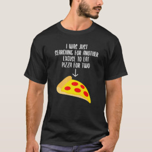 Schwangerschaftsankündigung Pizza für zwei Baby Ba T-Shirt