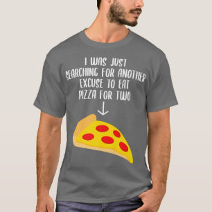 Schwangerschaftsankündigung Pizza für zwei Baby Ba T-Shirt
