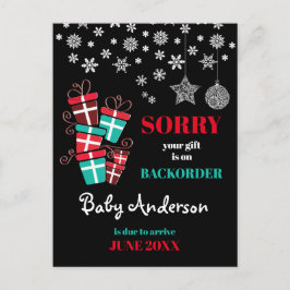 Schwangerschaftsankündigung Postkarte