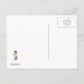 Schwangerschaftsankündigung Postkarte (Rückseite)