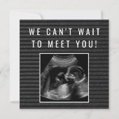 Schwangerschaftsankündigung - Rosa Blumenkranz Dankeskarte (Rückseite)