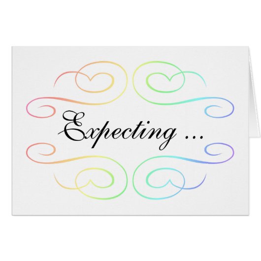 Schwangerschaftsankündigung Schwule/Lesben (Vorderseite (Horizontal))