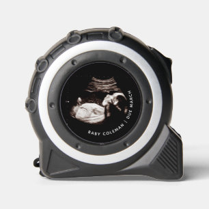 Schwangerschaftsankündigung Sonogramm Maßband