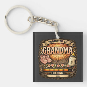 Schwangerschaftsankündigungsgeschenk für Oma Schlüsselanhänger