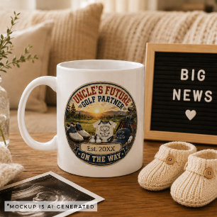 Schwangerschaftsankündigungsgeschenk für Onkel Gol Kaffeetasse