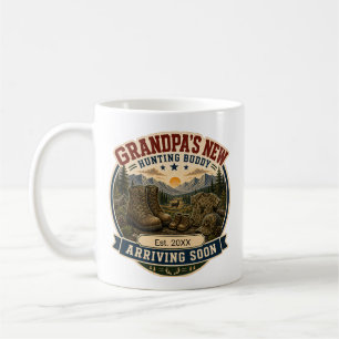 Schwangerschaftsankündigungsgeschenk für Opa Jagd Kaffeetasse