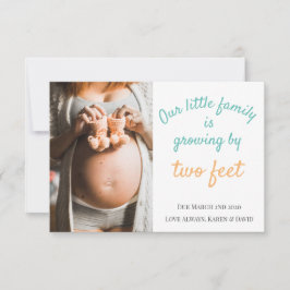 Schwangerschaftsankündigungskarte