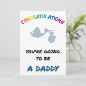 Schwangerschaftsankündigungskarte Ankündigung (Stehend Vorderseite)