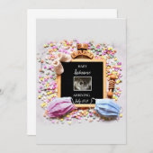 Schwangerschaftsankündigungskarte Einladung (Vorne/Hinten)