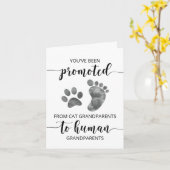 Schwangerschaftsankündigungskarte für Katzen Große Karte (Gelbe Blume)