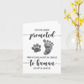 Schwangerschaftsankündigungskarte für Schwester un Karte (Gelbe Blume)