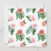 Schwangerschaftsankündigungskarte mit Sonogramm (Rückseite)