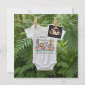 Schwangerschaftsankündigungskarte mit Sonogramm (Vorderseite)