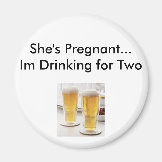 Schwangerschaftsausreden Magnet (Vorne)