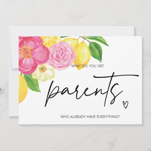 Schwangerschaftsbericht für Eltern erwartet ein Ba Karte (Vorderseite)