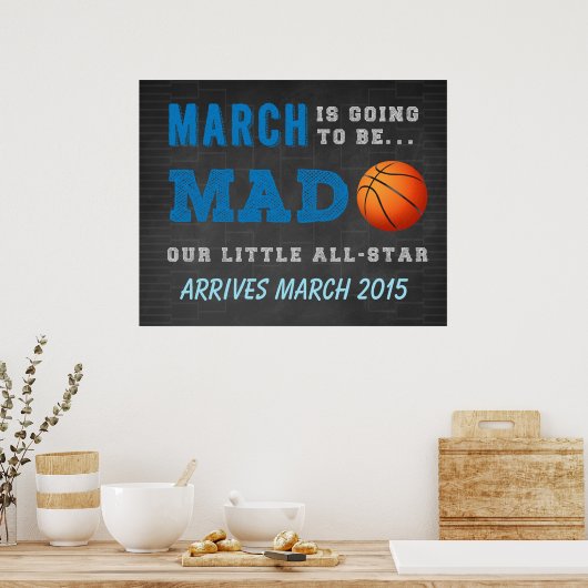 Schwangerschaftsbericht - März - Wahnsinn Poster (Küche)