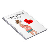 Schwangerschaftsblatt anpassen notizblock (Rechte Seite)