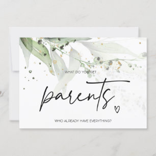 Schwangerschaftserhebung für Eltern Überraschung i Karte