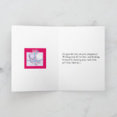 Schwangerschaftsglückwünsche Karte (Innenseite)