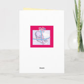 Schwangerschaftsglückwünsche Karte (Rückseite)