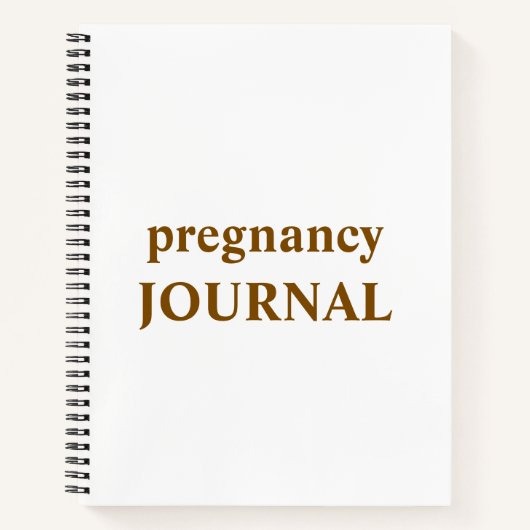 Schwangerschaftsjournal erwartet Mama Geschenk | S Notizblock (Vorderseite)