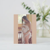 Schwangerschaftskarte Ankündigung (Stehend Vorderseite)