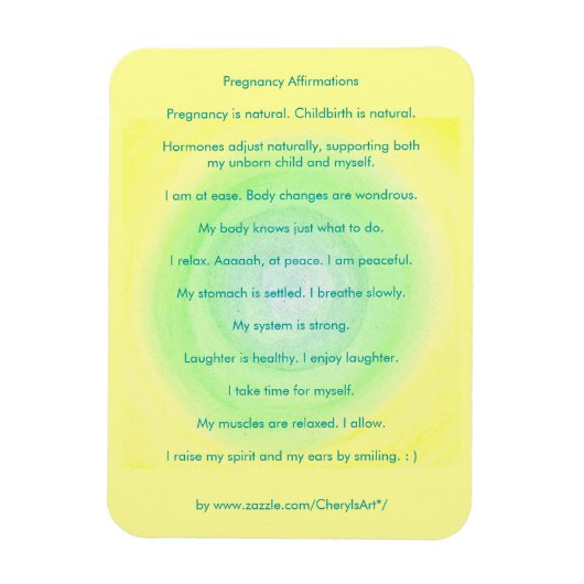 Schwangerschaftsnachweise Flexible Magnete (Vertikal)