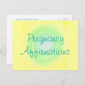 Schwangerschaftsnachweise, Postkarten (Vorne/Hinten)