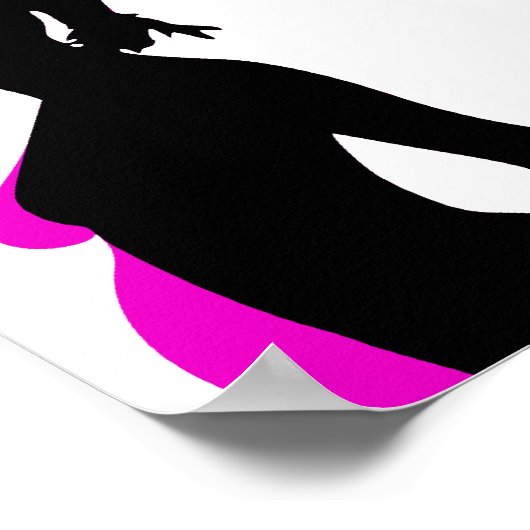 Schwangerschaftspposter Poster (Ecke)