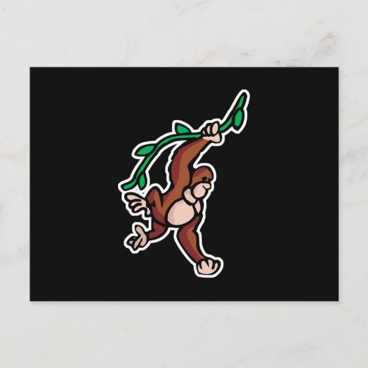 Schwangweinaffen Postkarte (Vorderseite)