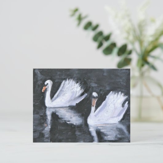 SCHWANKE VON VERSAILLES POSTKARTE (Stehend Vorderseite)