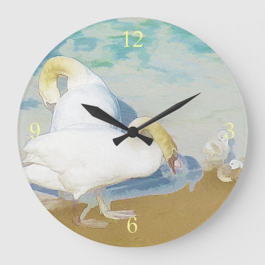 SCHWANKEN GROßE WANDUHR (Vorderseite)