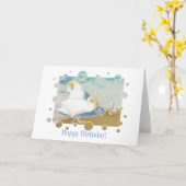 SCHWANKEN KARTE (Gelbe Blume)